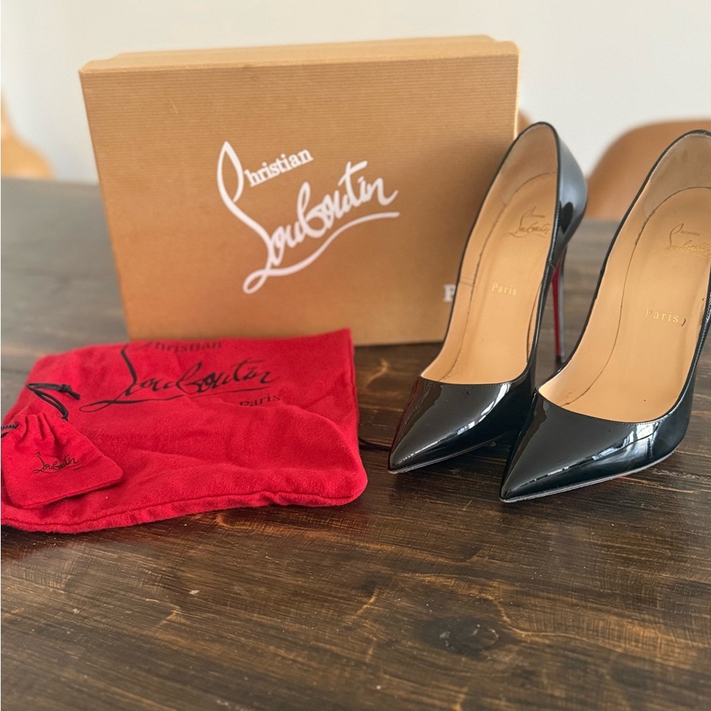 Christian Louboutin Glossy Black Heels